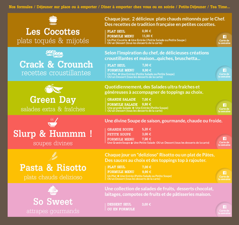 Menus restaurant Boulogne Billancourt